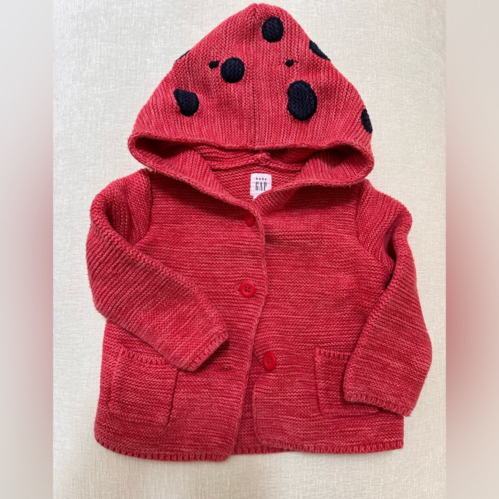 Ladybug Knit Sweater